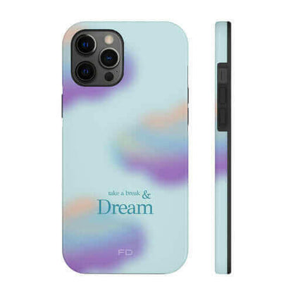 Take a Break and Dream Touch Case for iPhone with Wireless Charging.