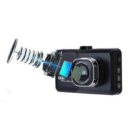 Black Box Dash Cam 1080P G-Sensor Looping Car Camera.