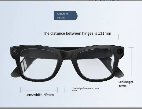 AI Camera Smart Glasses – Sunglasses &amp; Clear Lens Options