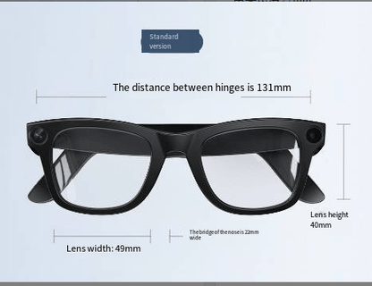 AI Camera Smart Glasses – Sunglasses &amp; Clear Lens Options