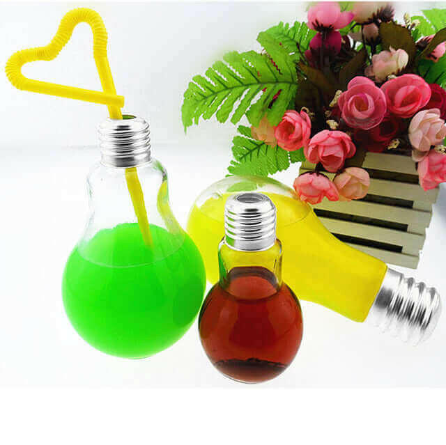 1PC New Summer Bulb Water Bottle Water Bottle.