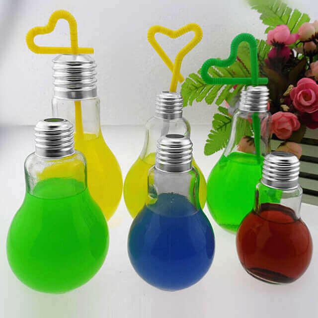 1PC New Summer Bulb Water Bottle Water Bottle.