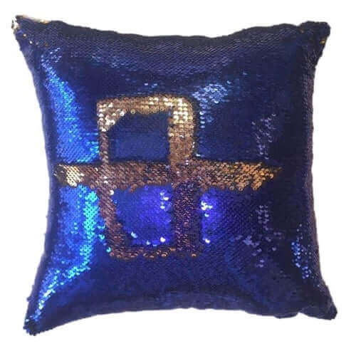 1PC Pillow case Two-sided Double Color Glitter