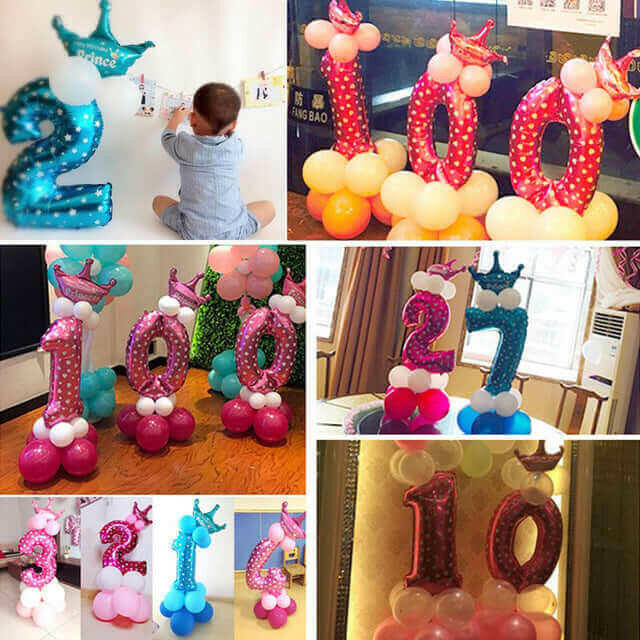 1PC number balloon Balloon Baby Shower Kids.