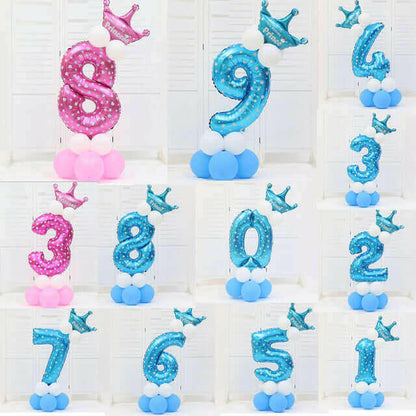 1PC number balloon Balloon Baby Shower Kids.