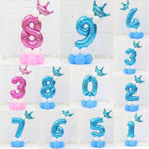 1PC number balloon Balloon Baby Shower Kids