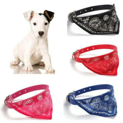 1PC small puppy pet collar with scarf Cut Dog Cat.