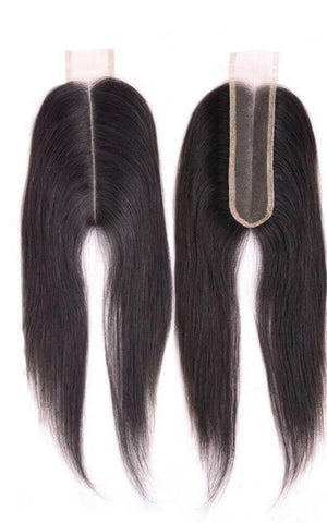 BeuMax 10A Grade 3/4 Straight Hair Bundles with 2x6 Closure Brazilian.