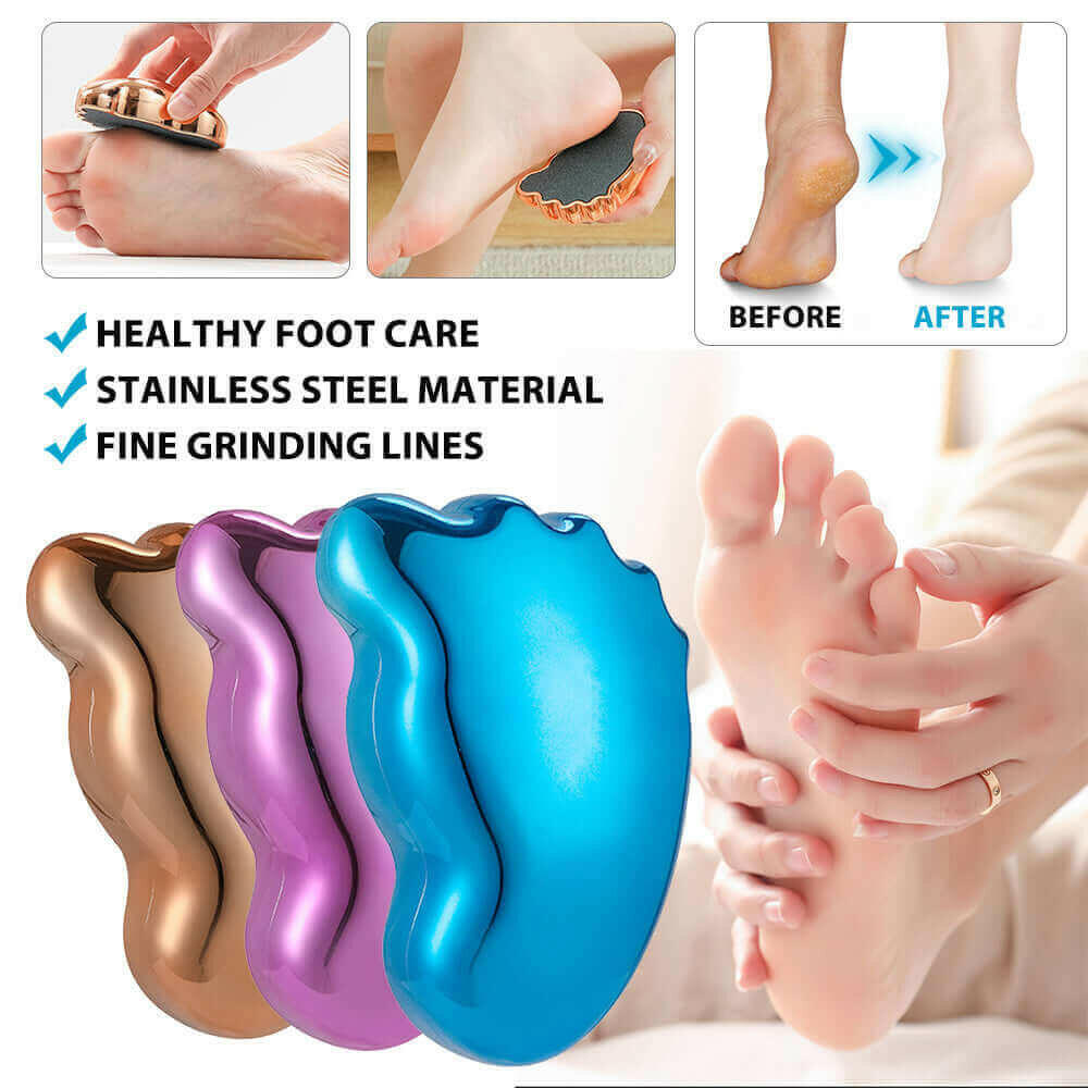 Exfoliate Foot Tool Foot Hard Dead Skin Pedicure Remover Scrubber.