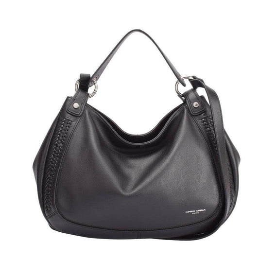 Maria Carla Woman's Fashion Luxury Leather Handbag, Smooth Leather.