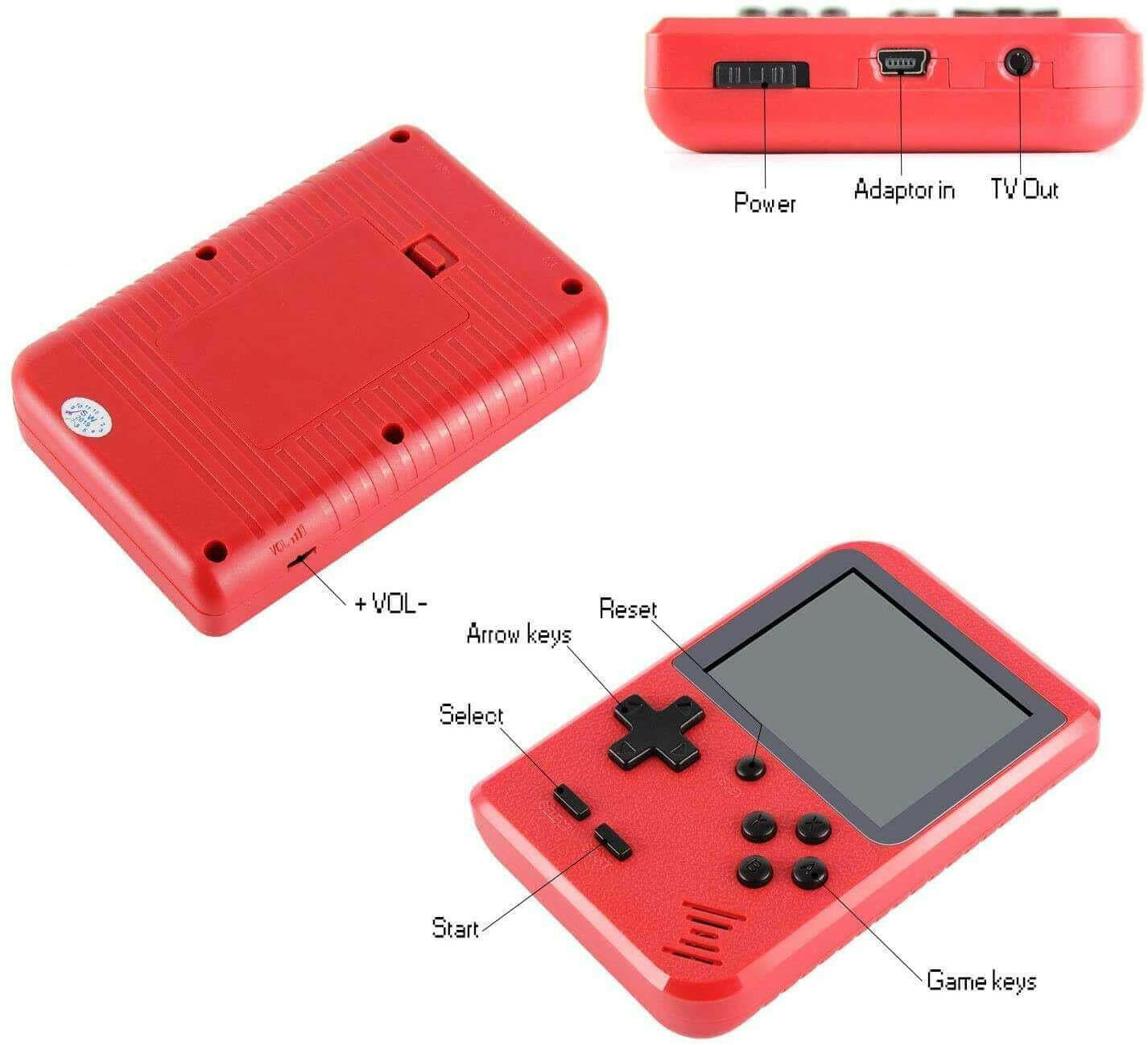 Portable Game Pad With 400 Games Included + Additional Player.