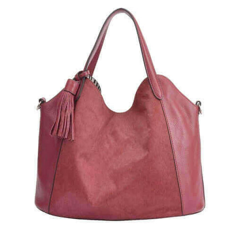 Maria Carla Woman's Fashion Luxury Leather Handbag, Smooth Leather.