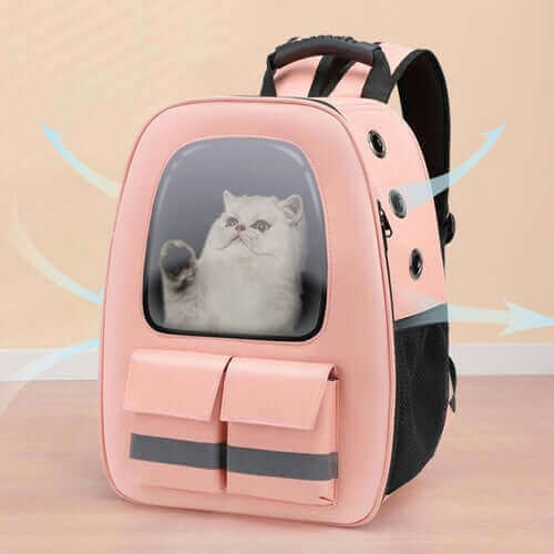 Pet Breathable Traveling Backpack.