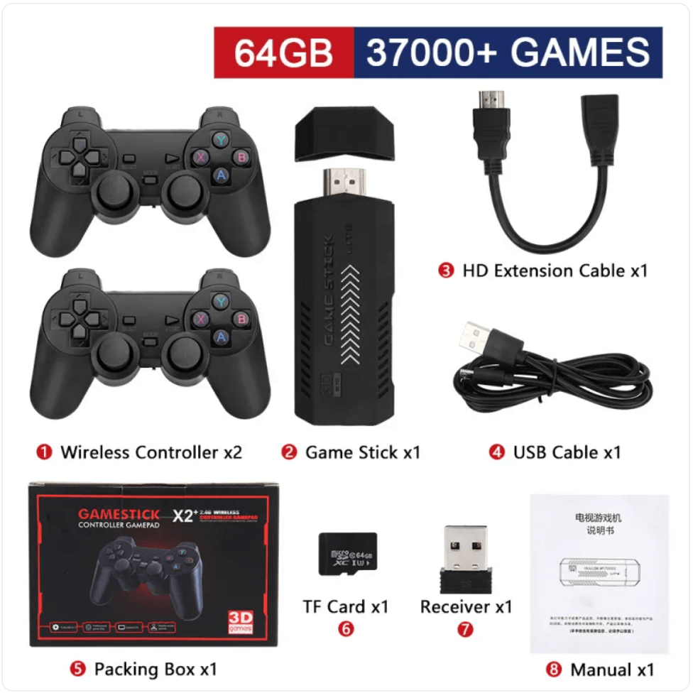 X2GD10 &amp; X2 Plus TV Gaming Console – English Versions