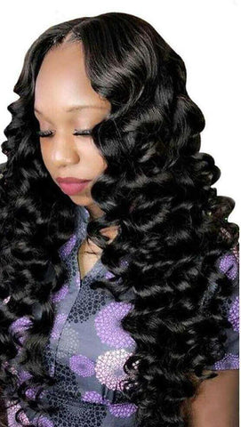 BeuMAX 10A Grade 3/4 Loose Wave Bundles Peruvian Human Hair Extensions.