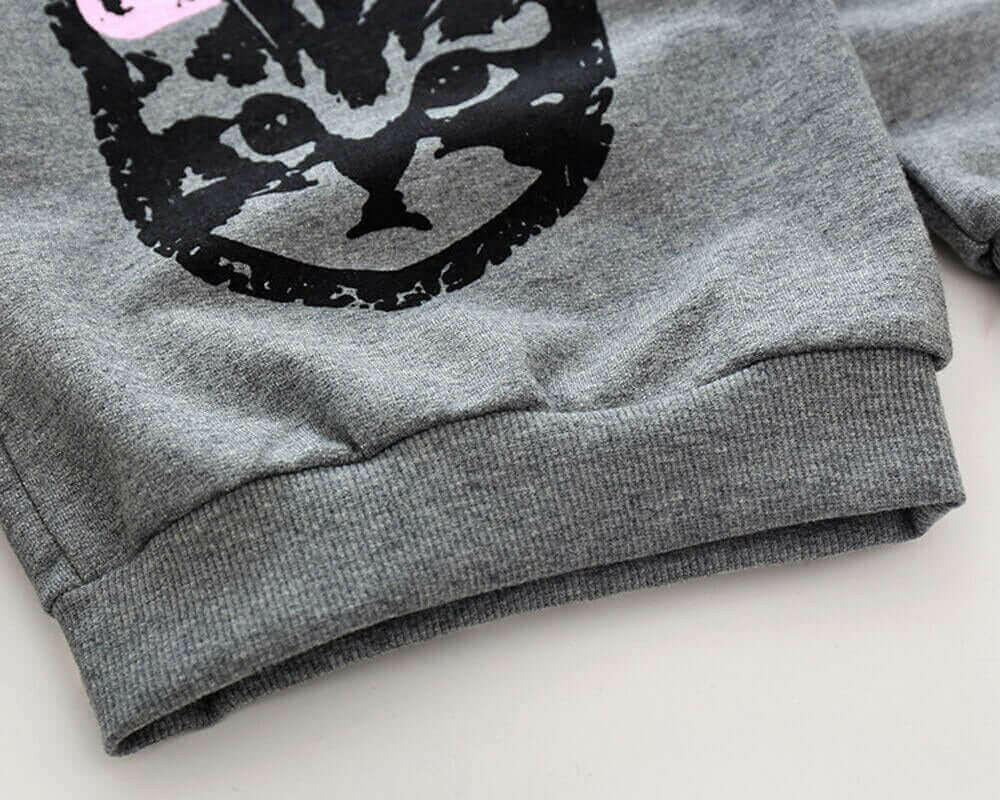 New Baby Kids Set Clothes Long Sleeve Cats