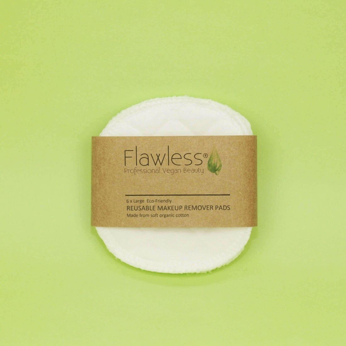 Reusable Organic Cotton Makeup Remover Pads x 6