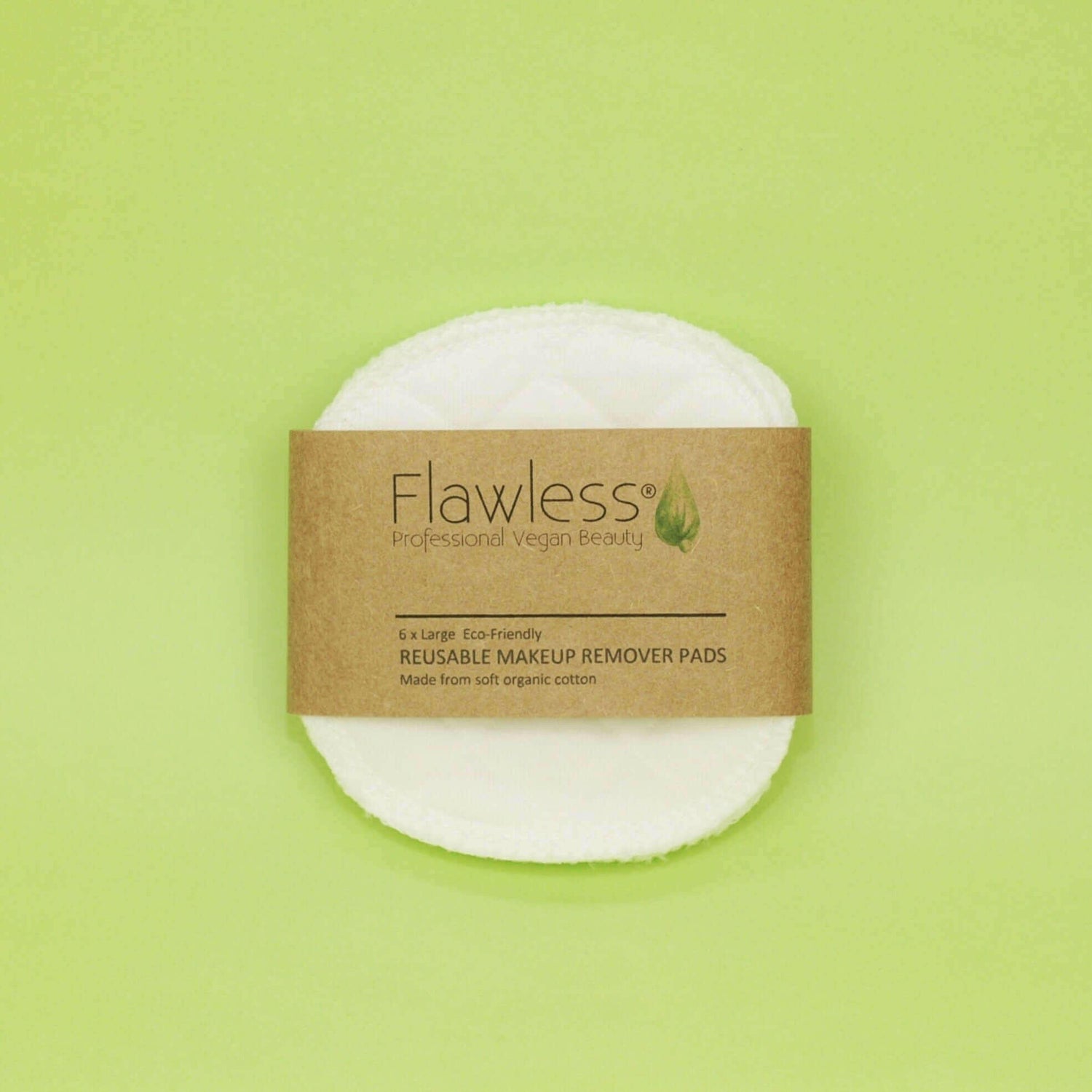 Reusable Organic Cotton Makeup Remover Pads x 6