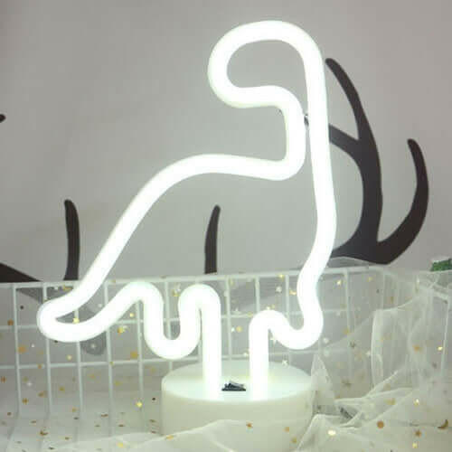 AMZER Neon LED Holiday Light with Holder, Warm Fairy Decorative Lamp.