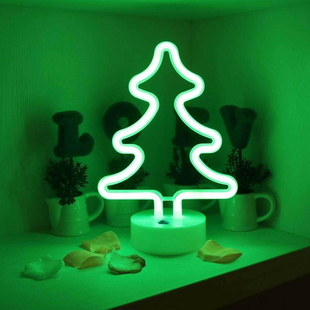 AMZER Neon LED Holiday Light with Holder, Warm Fairy Decorative Lamp.