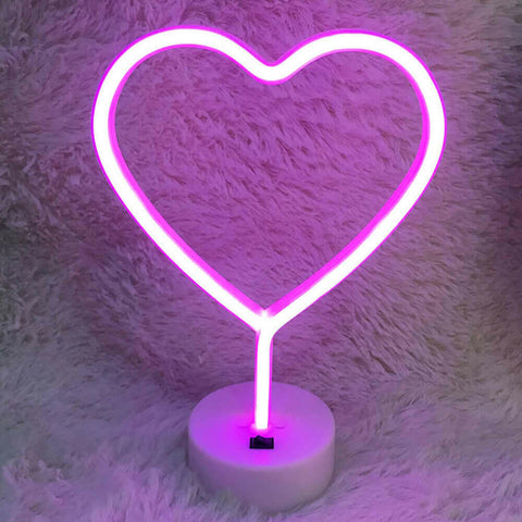 AMZER Neon LED Holiday Light with Holder, Warm Fairy Decorative Lamp.