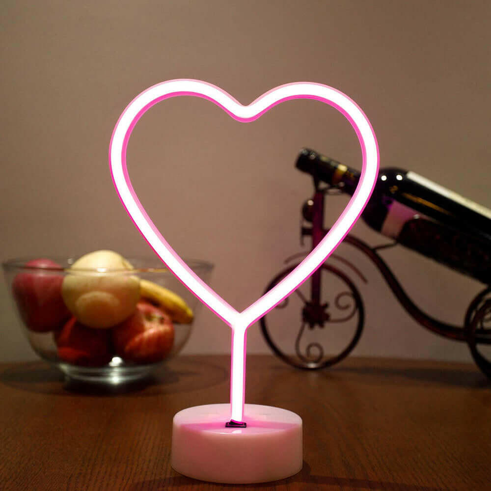 AMZER Neon LED Holiday Light with Holder, Warm Fairy Decorative Lamp.