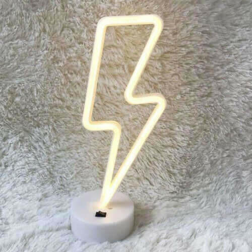 AMZER Neon LED Holiday Light with Holder, Warm Fairy Decorative Lamp.