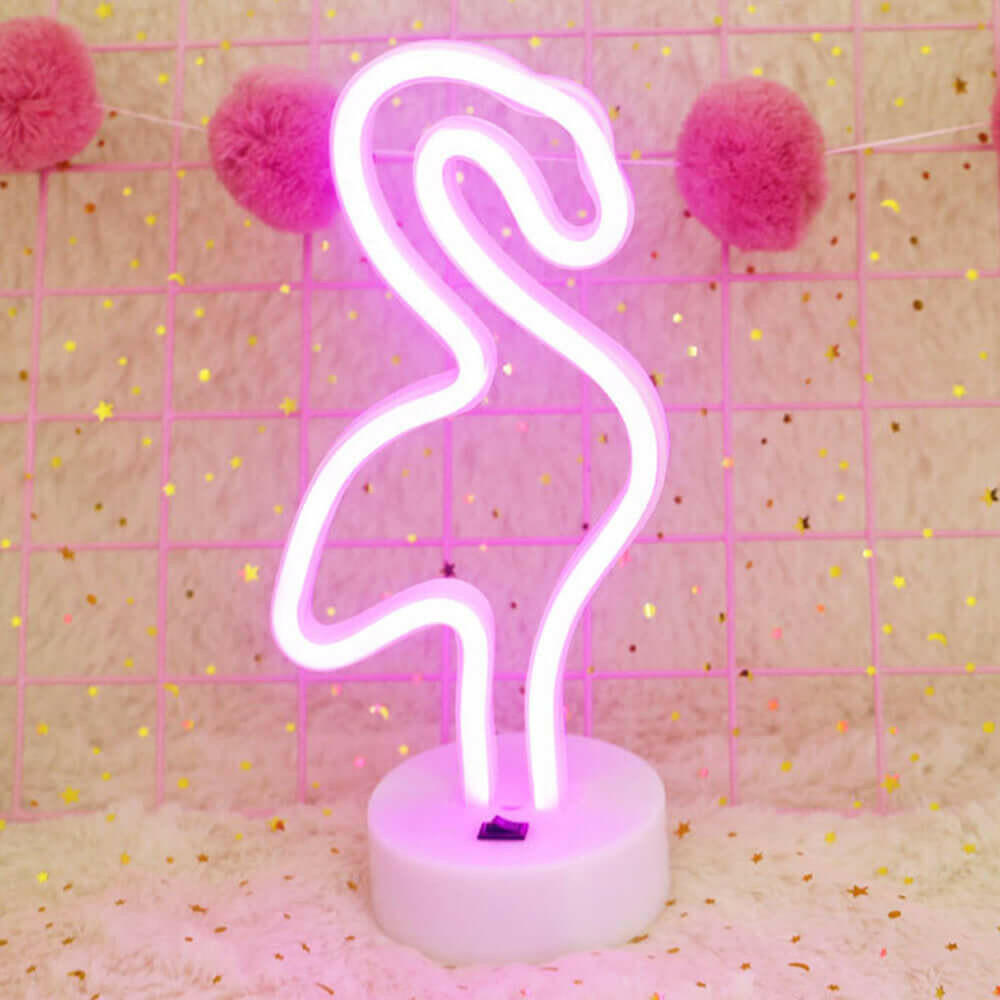 AMZER Neon LED Holiday Light with Holder, Warm Fairy Decorative Lamp.