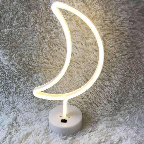 AMZER Neon LED Holiday Light with Holder, Warm Fairy Decorative Lamp.