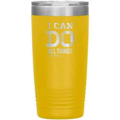 Uniquely You   Insulated Tumbler - 20oz - I Can Do All Things.