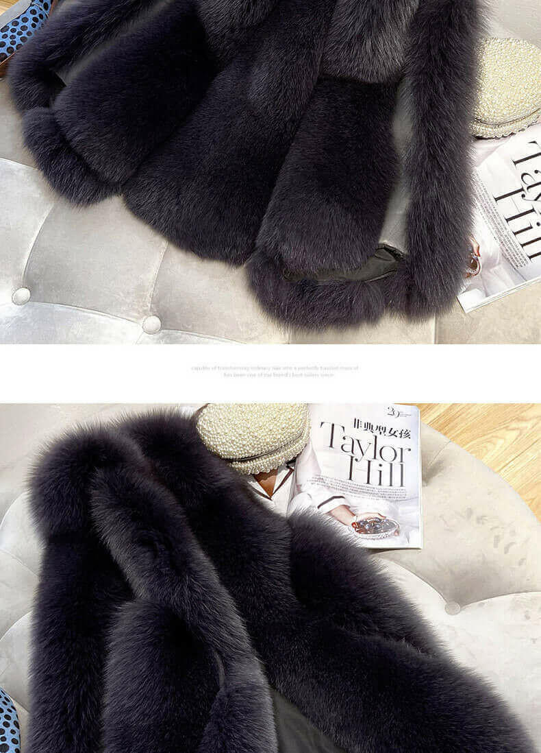 Faux Fur Sleeveless Vest Jacket Autumn Winter Elegant Fashion Vest.