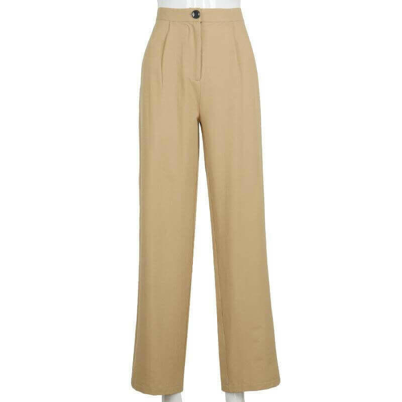 Casual Loose High Waist Flared Pants