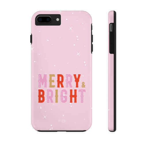 Merry & Bright Tough Case for iPhone with Wireless Charging.