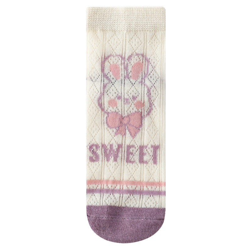 5PCS Pink Princess Combed Cotton Kids&