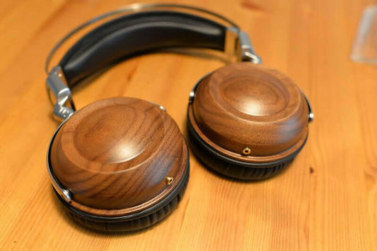 DIY 50mm Wood HIFI Headphones.