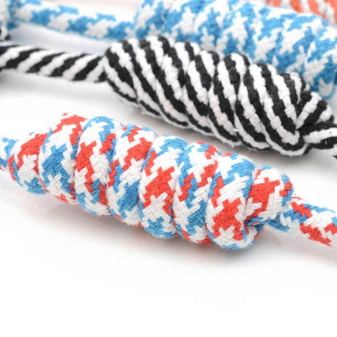 24cm Dog Toy Knot Cotton Rope Pet Puppy Chew Toys