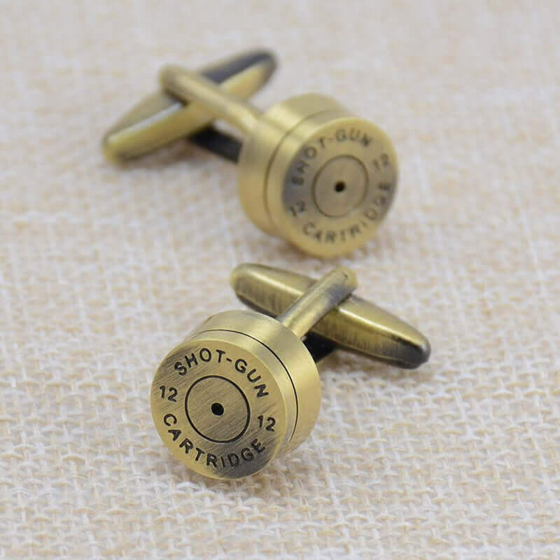 Brass Bullet Cufflinks.