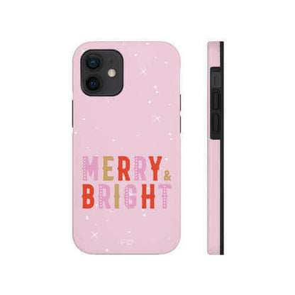 Merry & Bright Tough Case for iPhone with Wireless Charging.