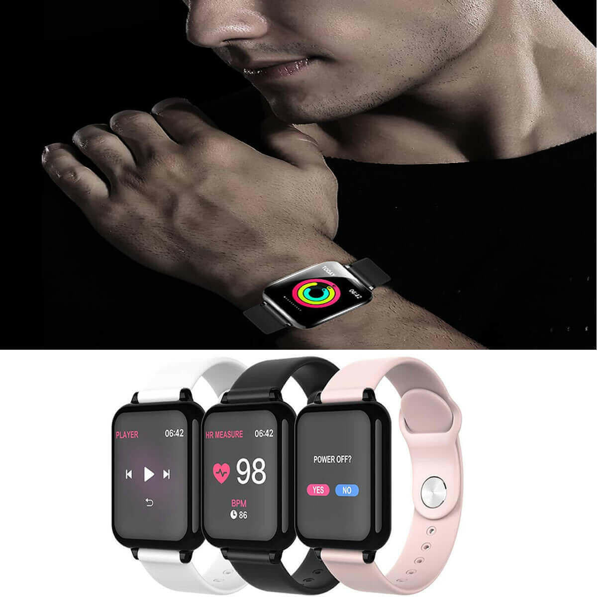 Smart Fit Total Wellness And Sports Activity Watch.