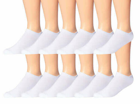 James Fiallo Men's 12-Pairs Performance Low Cut Athletic Sport Socks.