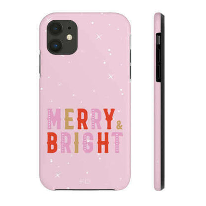 Merry & Bright Tough Case for iPhone with Wireless Charging.