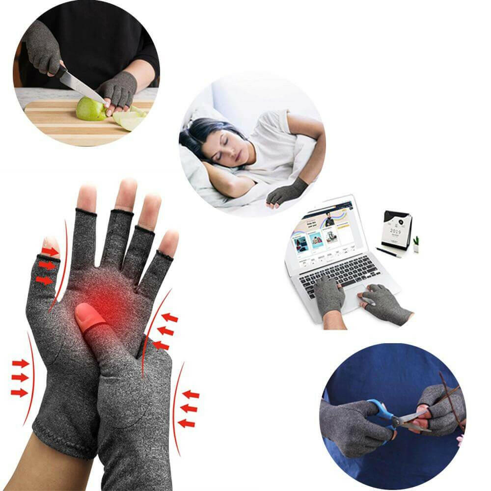 1 Pair Compression Arthritis Gloves Arthritic Joint Pain Relief Gloves.