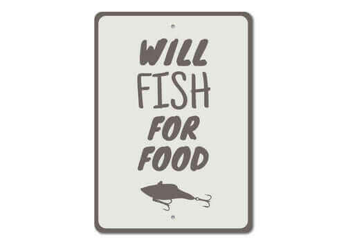 Fishing Lure Sign.