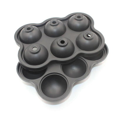 Large Ice Cube Maker Silicone Mold 6 Cell Ice Ball.