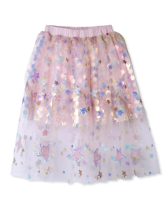 Skirt with Sequin Sparkle.