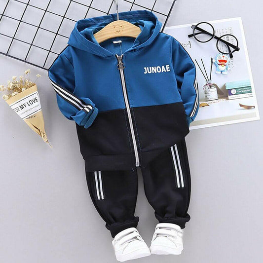 2PCS Children Toddler Kids Baby Boy Tracksuit.