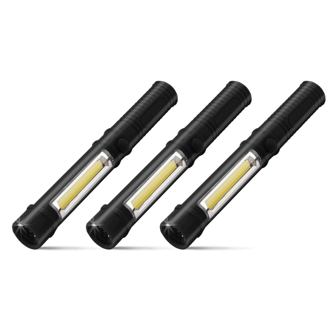 LED Pocket Flashlight with Magnetic Base &amp; Clip