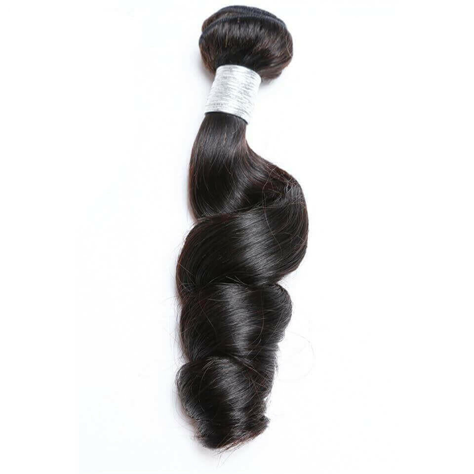 Loose Wave 10A Grade 3/4 bundles with 4x4 Closures & 13x4 Frontal.