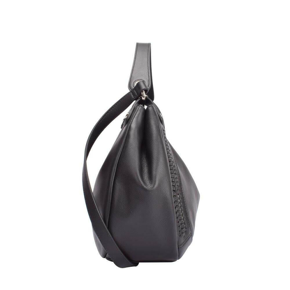 Maria Carla Woman's Fashion Luxury Leather Handbag, Smooth Leather.