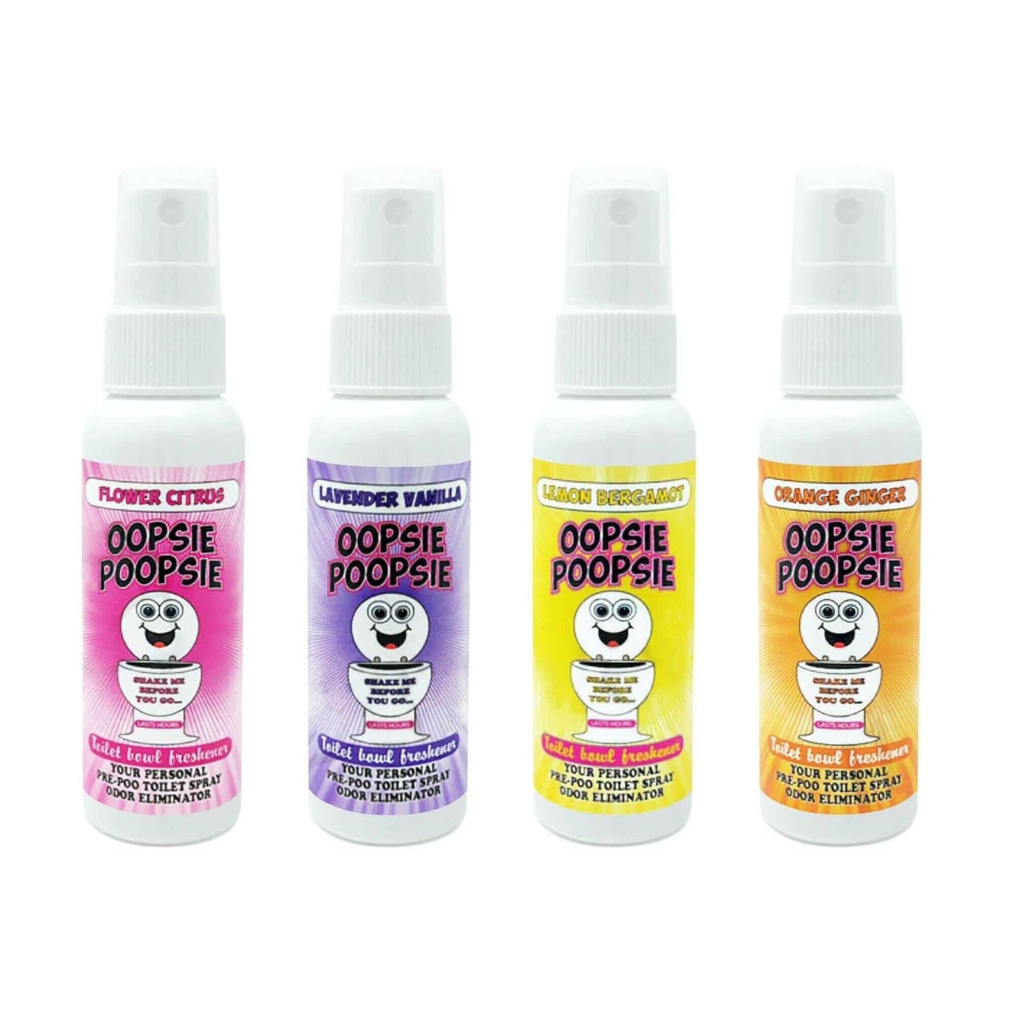 Oopsie Poopsie Before-You-Go Toilet Spray (4-Pack).